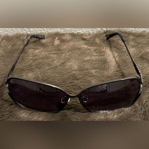 Nicole Miller Sunglasses - Dark Lenses, Metal Frame